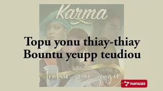 Karma, lyrics son du générique