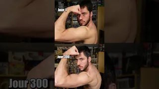 J'ai raté mon evolution muscu de 300 jours #sport #motivation #evolution #musculation #passion