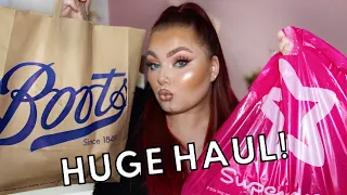 HUGE BOOTS AND SUPERDRUG HAUL!