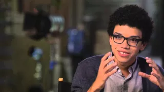 Paper Towns: Justice Smith "Radar" Behind the Scenes Movie Interview | ScreenSlam