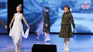танец "Журавли" школа-студия "Мини-леди" группа 8 - 10 лет