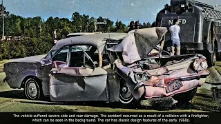 1950s - 1960s AMERICA - When Vintage Classics CARS CRASH (COLORIZED) - COMPILATION