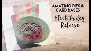 New Heartfelt Creations Black Friday Release Dies and Card Bases!