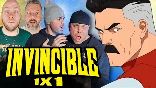 WHAT AN ENDING!!!! First time watching Invincible 1X1 reaction