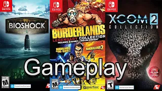 Borderlands, Bioshock, XCOM 2, Collection For Nintendo Switch ( GAMEPLAY PERFORMANCE COMPARISON)