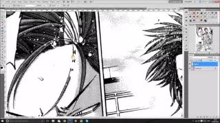MANGA CLEANING TEXTS with PHOTOSHOP