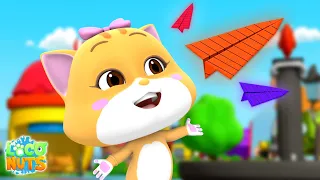 Паперовий Літачок Челлендж Смішне анімаційне відео для дітей - Loco Nuts