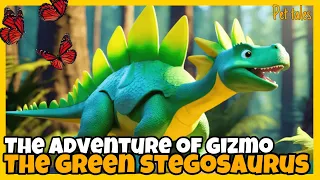 The Adventures of Gizmo the Green Stegosaurus  / Bedtime Stories for Kids in English