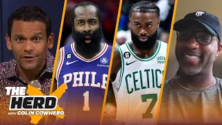 Jaylen Brown signs $304M deal, T-Mac doesn’t understand James Harden & Dame update | NBA | THE HERD