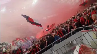 Leverkusen Meister - Nordkurven Stimmung