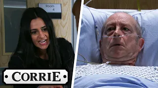 Alya Confronts Geoff In Hospital | Coronation Street