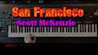 San Francisco - Scott McKenzie, Cover, eingespielt mit titelbezogenem Style auf Yamaha Genos