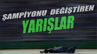 Şampiyonu Değiştiren Yarışlar  #f1 #formula1