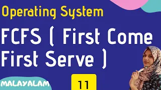 Operating System || FCFS(First Come First Serve) CPU Scheduling Algorithm with example