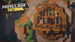 Minecraft | How to build a big House in the Mountain | Tutorial