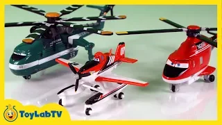 Planes Fire and Rescue Toys Dusty, Windlifter & Blade Ranger Toy Opening