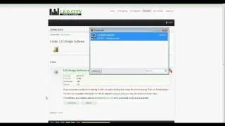 LED City Badge Software Installation Tutorial