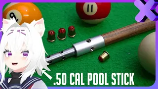 Filian Reacts to 'I Made the Worlds Most Powerful Pool Stick' | I Did a Thing