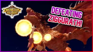 Battling Ziggurat the Boss Dragon || Dragon Blade RPG