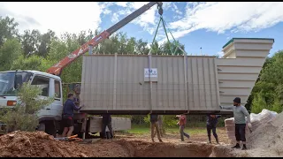 Установка Погреба Гринлос с горизонтальным боковым входом