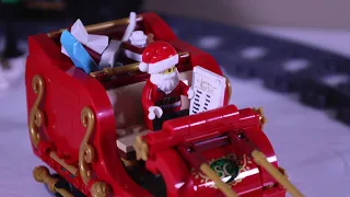 Lego Build Time Lapse - Set #40499 - Santa's Sleigh and Reindeer, 343 pieces in HD/4K