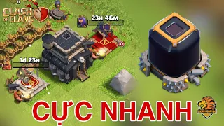 NÂNG 2 TƯỚNG CỰC NHANH CHO GAME THỦ MỚI LÊN TH9 Clash of clans | Akari Gaming