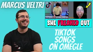 Italian Reacts To Marcus Veltri | Omegle, but I play TikTok MEME Songs