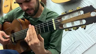 Lágrima Master model bowl cutaway Concert Classical Guitar / André M. Santos plays Valsinha