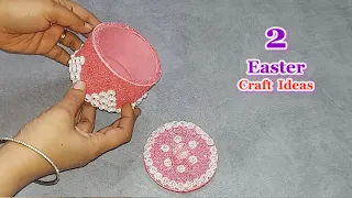 DIY 2 Easy Easter decoration idea with simple materials| DIY Affordable Easter craft idea🐰29