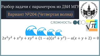 Разбор задачи с параметром из ДВИ МГУ 2020 (Четвертая волна)