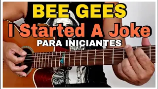 🇱🇷Bee Gees - I Started A Joke no Violão para Iniciantes.