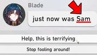 SAM / FIREFLY ?? "used" BLADE's Phone to Message STELLE Honkai Star Rail | First Encounter with SAM