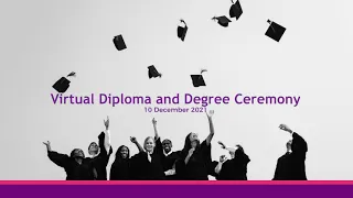 Faculty of Health Sciences | Virtual Diploma and Degree Ceremony | 10 December 2021