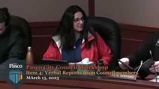 Pasco City Council Workshop, March 13, 2023