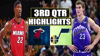 Miami Heat VS Utah Jazz 3RD QTR Highlights | March 2 | 2024 NBA Season