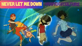 Kanye West AMV-Never Let Me Down Ft. Jay-Z (MFKZ, TekkonKinkreet, Children Of The Sea)