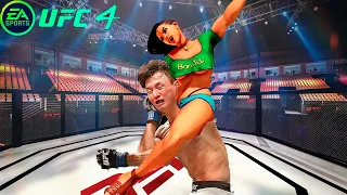UFC 4 l Doo Ho Choi vs Laura Street Fighter - Epic Fight