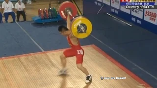 SHI Zhiyong 155kg Snatch, BEST SNATCH SAVE IN HISTORY, 2012 Chinese Weightlifting Championship