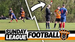 Sunday League Football - THIS SEMI FINAL SAW RED!!