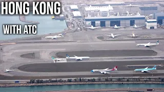 Best Plane Spotting Location at Hong Kong Airport with Air Traffic Control 2024 (Part 1 of many)