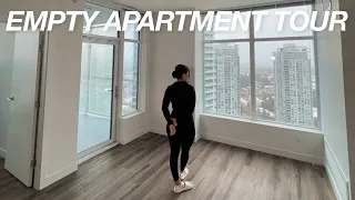 EMPTY APARTMENT TOUR IN MY NEW HOME ☁️ moving vlog 2024 | Kisha Alejandra