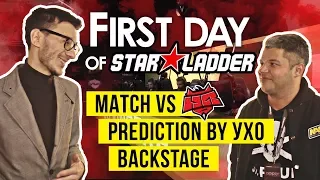 First day of Starladder: match vs HR, prediction by yХo, backstage