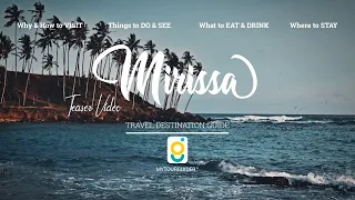 Mirissa Sri Lanka - 1  Day Trip - Solo Traveler  - Sri Lanka Vlog Teaser - MyTourGuider™