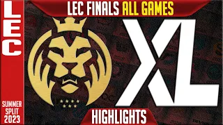 MAD vs XL Highlights ALL GAMES | LEC Summer 2013 Finals | MAD Lions vs Excel