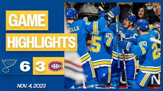 Game Highlights: Blues 6, Canadiens 3