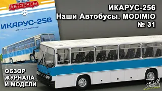 Икарус-256. Наши Автобусы № 31. MODIMIO Collections. Обзор журнала и модели.