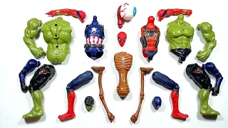 Merakit Mainan Spider-Man, Hulk Smash, Captain America dan Siren Head ~ Avengers