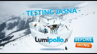 Jasná ski resort - Lumipallo.fi test group @Slovakia