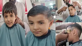 Cute baby boy foji hair style cutting 2024 ||ALHassan hair salon