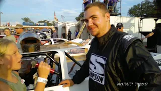 Interview with Chastin Blackwell at Laurens County Speedway 2021